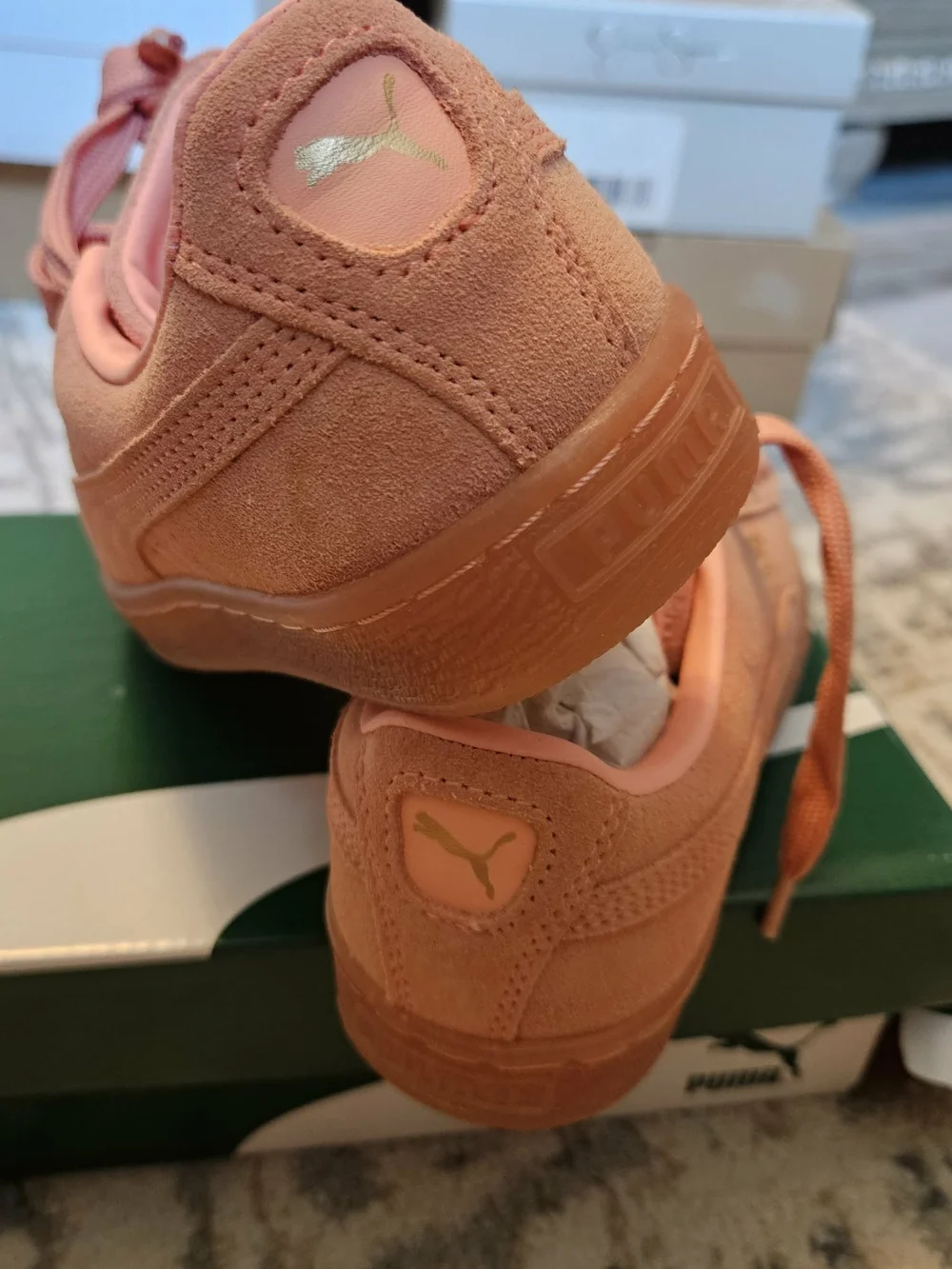 Puma Suede Classic Mono Pink Sneakers